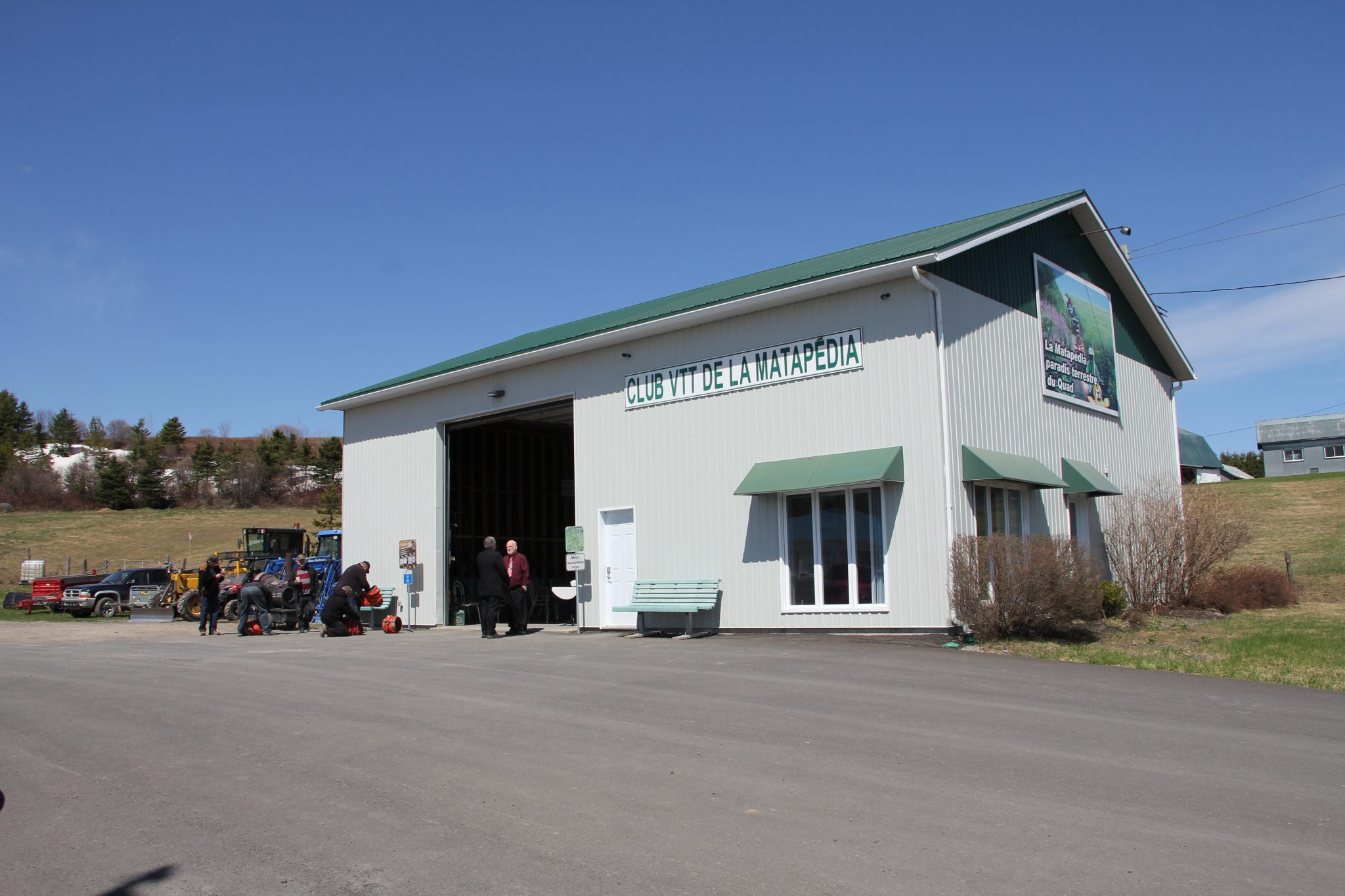 Local entrepôt Club VTT de La Matapédia